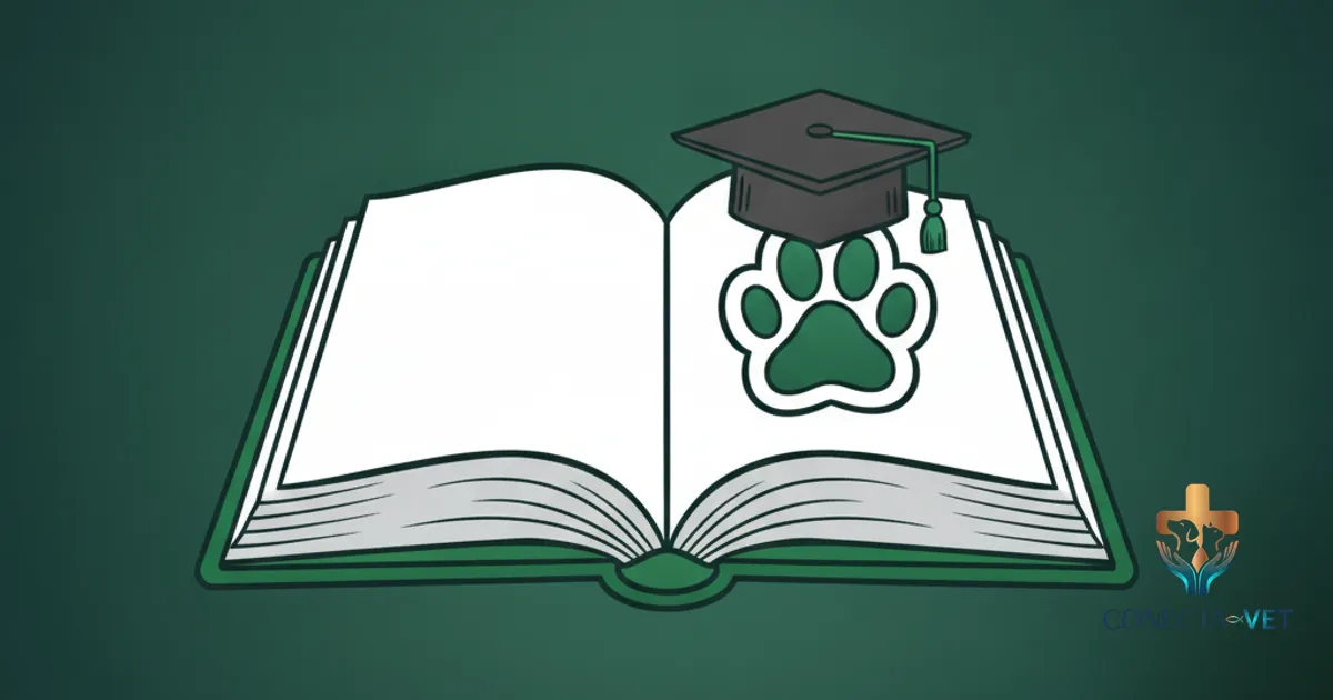 Ilustração editorial ConectaVet — Sinais clínicos veterinários: guia do Glossário ConectaVet® Oficial