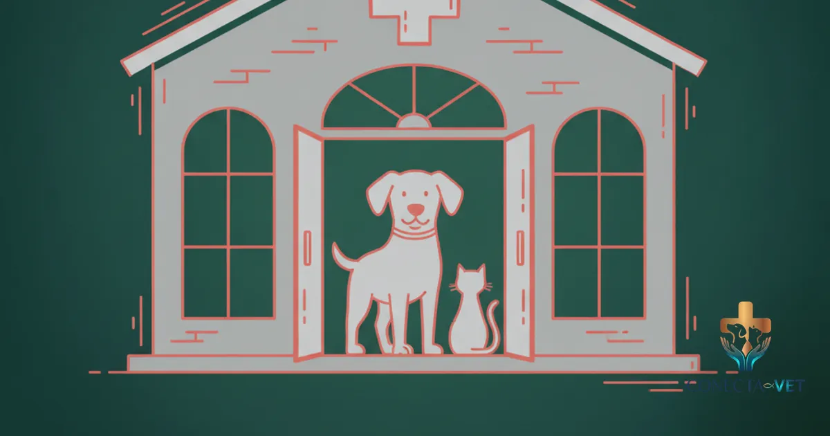 Ilustração editorial ConectaVet — Emergências veterinárias: termos críticos para reconhecer, registrar e agir